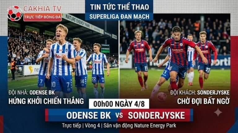 Phong độ gần đây và lịch sử đối đầu giữa Odense vs Sonderjyske